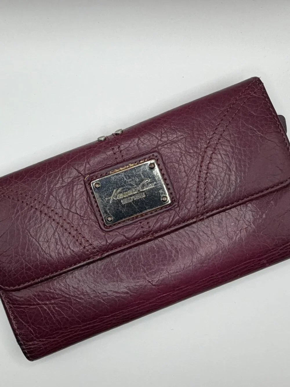 Kenneth Cole Maroon Women's Wallet